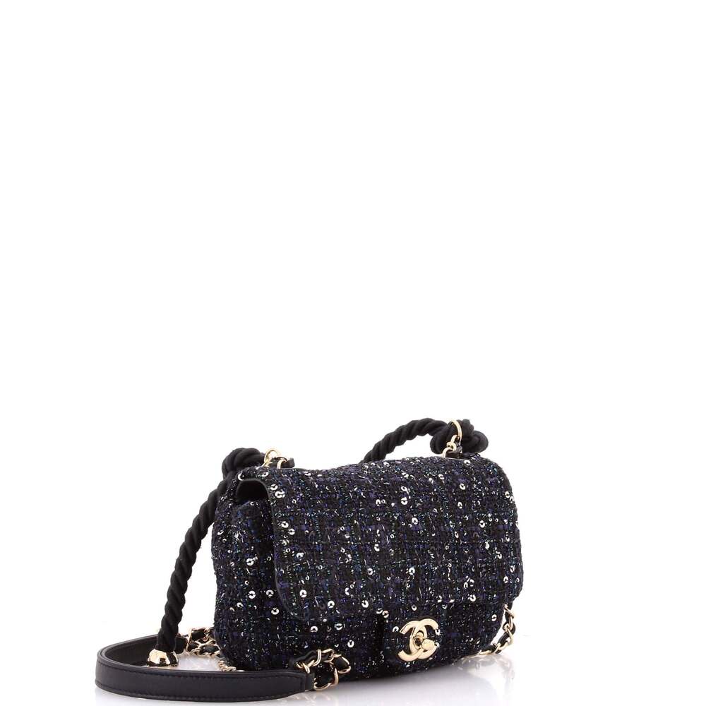 Chanel Pearl Handle Flap Bag Quilted #242830C39B - Picture 3 of 8
